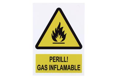 Comprar SEÑAL POLIESTIRENO 297X210 MM Perill gas inflamable COF-CAT-A41PL297210 en Ferretería el Clavo.