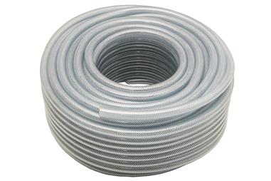 Comprar MANGUERA PVC CRISTAL C/REFUERZO 6x12 mm/100m COF-90014600 en Ferretería el Clavo.