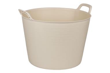 Comprar CAPAZO 42 L BEIGE  48.5X45X38cm (Envase de 6) COF-41003257 en Ferretería el Clavo.